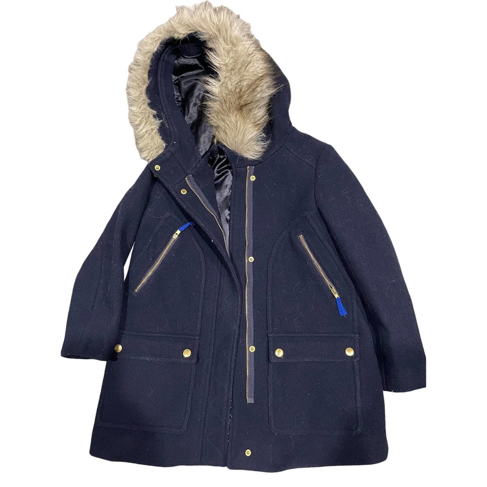 Jcrew Crewcuts wool chateau parka sz 10